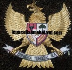 Ukiran Garuda Warna Emas Pesanan PT Argas Dilaga Jakarta
